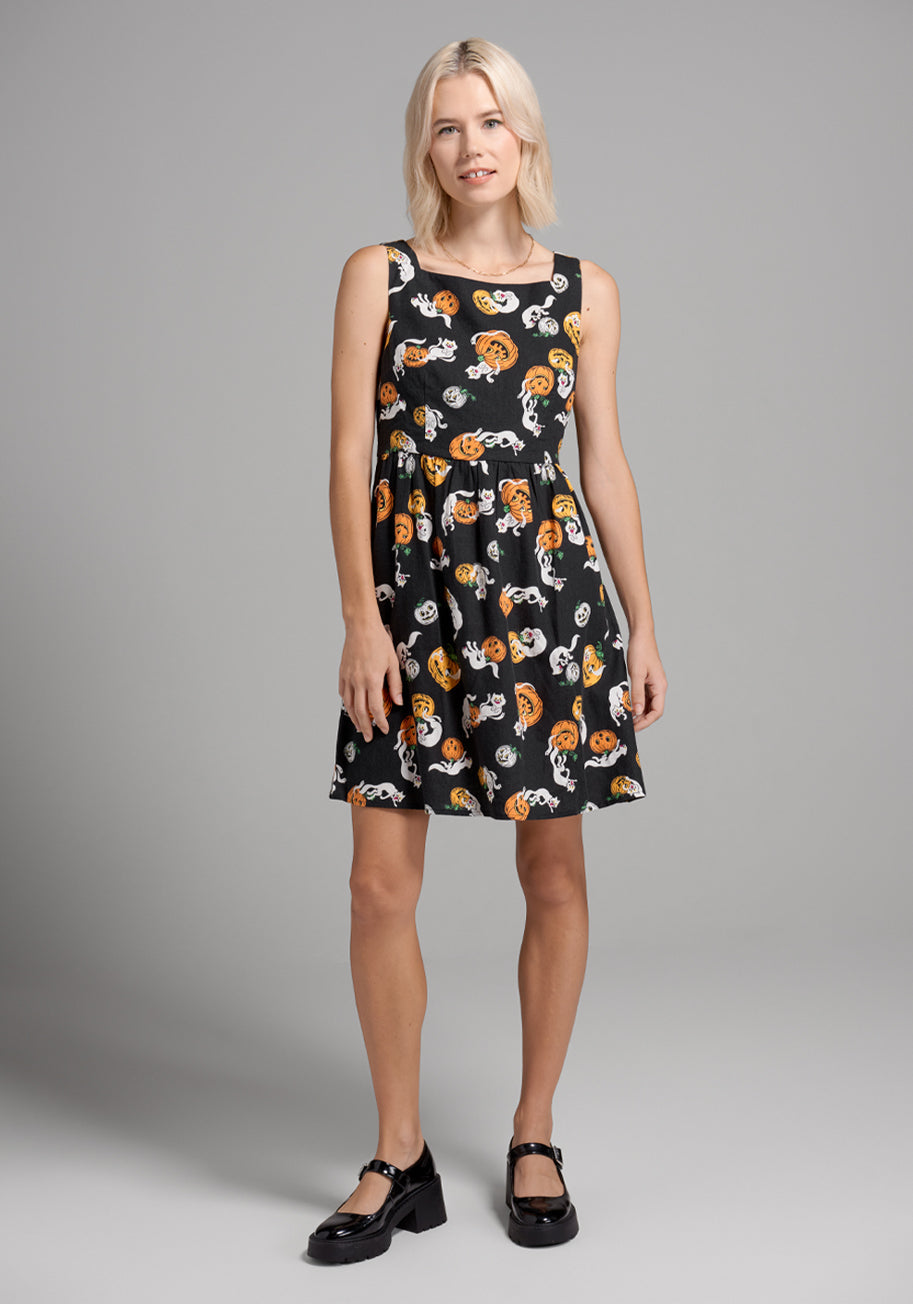 Truth Or Square Fit And Flare Dress