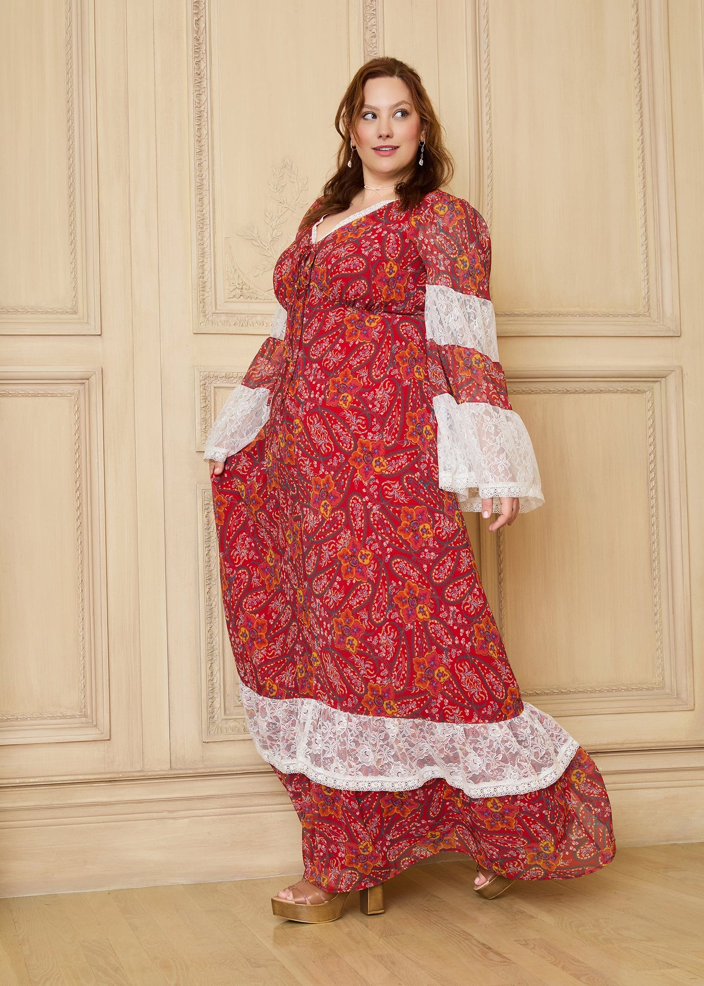 GUNNE SAX by ModCloth Josephina Bell Sleeve Dress - Limited Edition