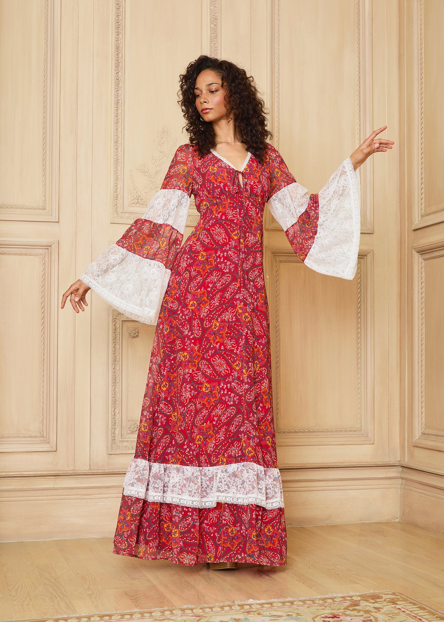 GUNNE SAX by ModCloth Josephina Bell Sleeve Dress - Limited Edition