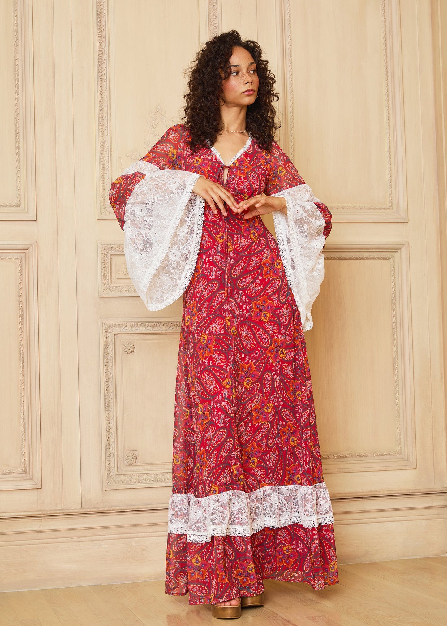 GUNNE SAX by ModCloth Josephina Bell Sleeve Dress - Limited Edition
