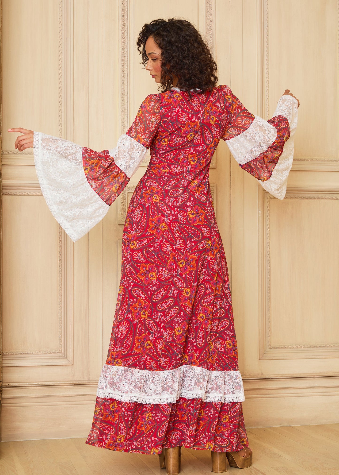 GUNNE SAX by ModCloth Josephina Bell Sleeve Dress - Limited Edition