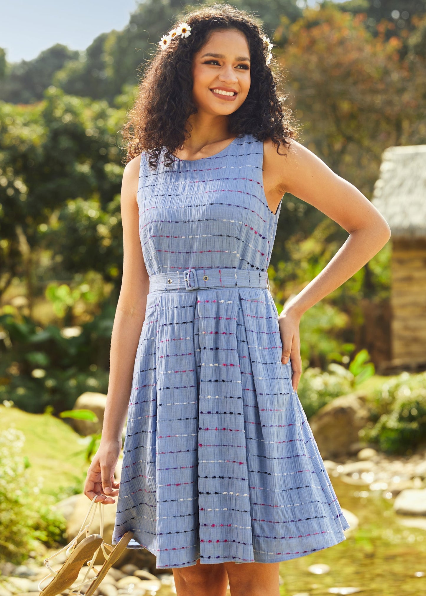 Sailor¡¯s Reverie Fit & Flare Dress