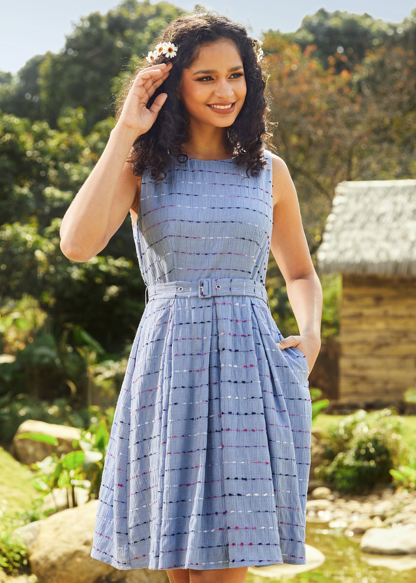 Sailor¡¯s Reverie Fit & Flare Dress